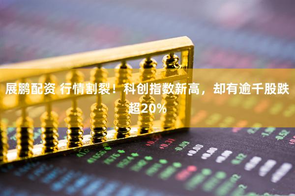 展鹏配资 行情割裂！科创指数新高，却有逾千股跌超20%