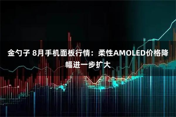 金勺子 8月手机面板行情：柔性AMOLED价格降幅进一步扩大
